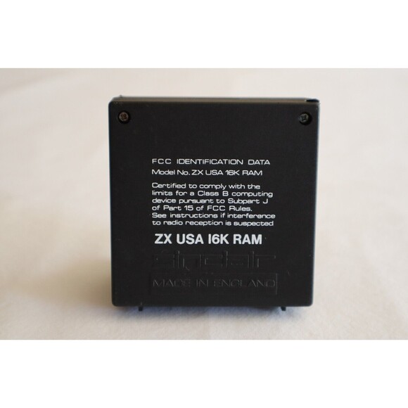 VINTAGE Sinclair ZX16K Ram ZX 16K USA Made in England - Picture 2 of 7